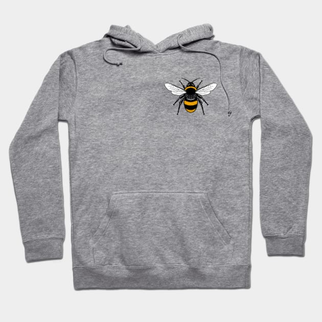 Worker Bee Pocket Hoodie by dumbshirts